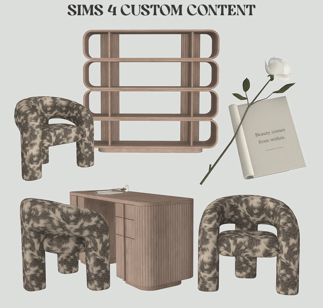 Скриншот мода Набор мебели для офиса January Home Office